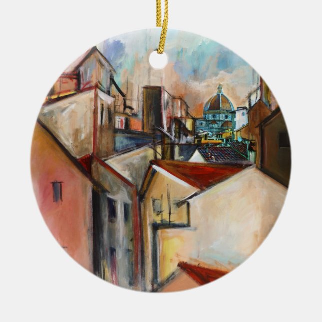 "The Duomo" Art Ornament (Front)