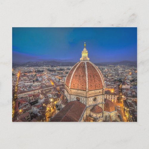 The Duomo in Florence Italy Postcard
