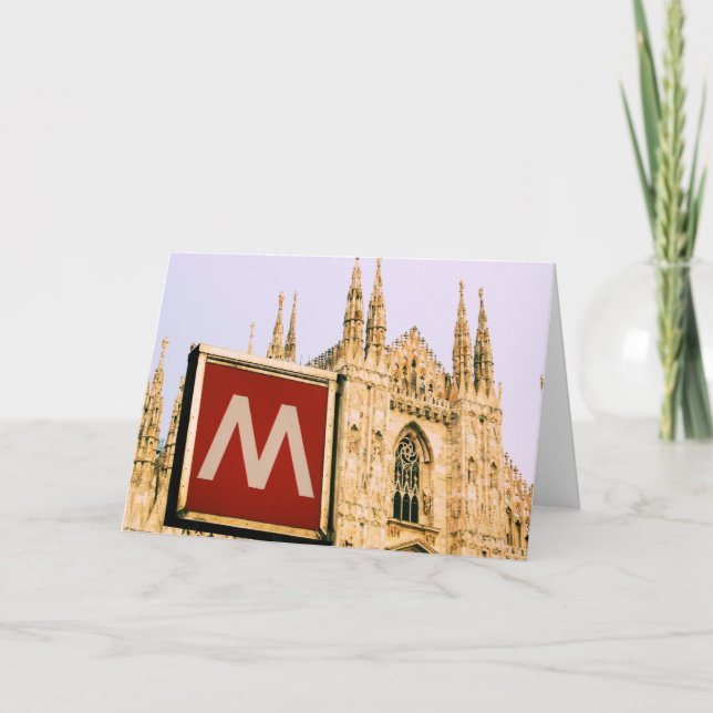 the Duomo - Milano, Italy Greeting Card (Front)