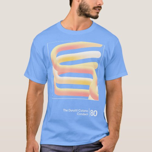 The Durutti Column Minimal Graphic Design Tribute T_Shirt