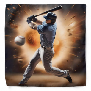 "The Dust-Cloud Showdown: A Pitcher's Fury" Bandana