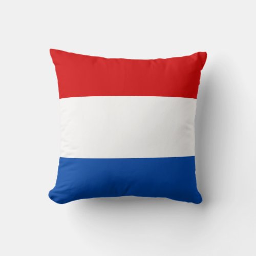 The Dutch Flag Throw Pillow