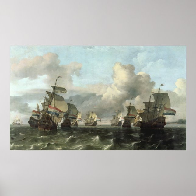 The Dutch Fleet of the India Company, 1675 Poster (Front)