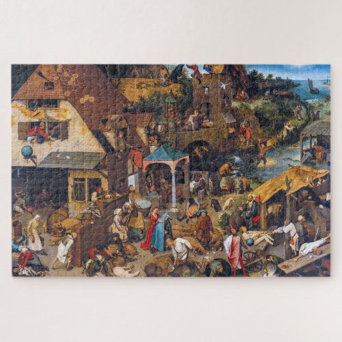 The Dutch Proverbs  Pieter Bruegel the Elder  Jigsaw Puzzle