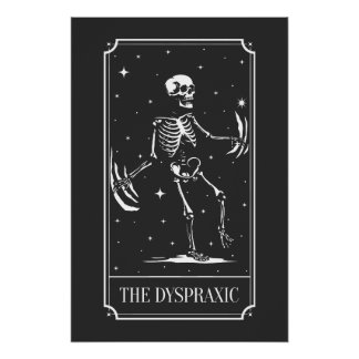 The Dyspraxic Tarot Card Awareness Poster