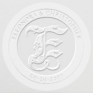The E Monogram Embosser – A Wedding Signature