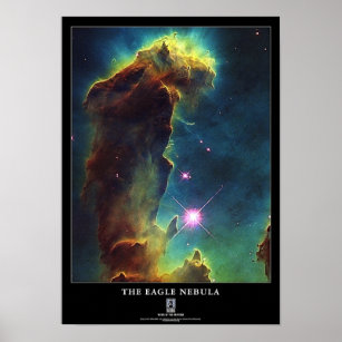 The Eagle column IC 4703 NASA Poster