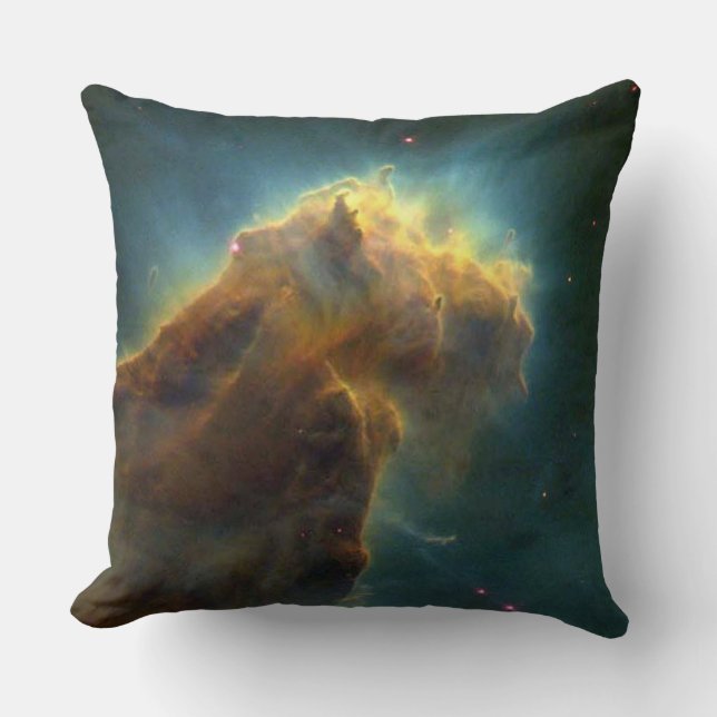 The Eagle column IC 4703 NASA Throw Pillow (Front)