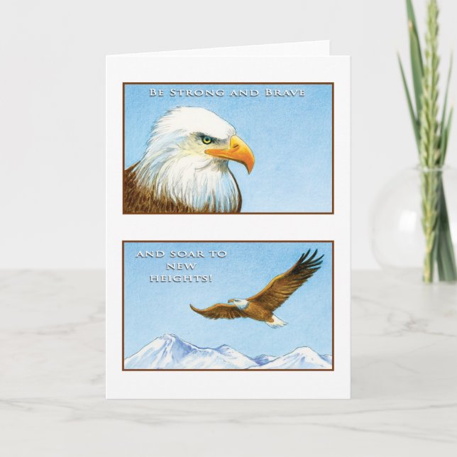 The Eagle Greeting Card Isaiah 40:31 (Front)