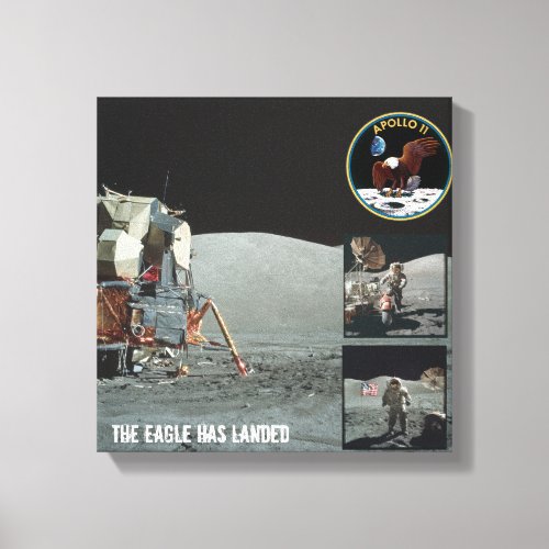 The Eagle has landed Apollo 11 canvas
