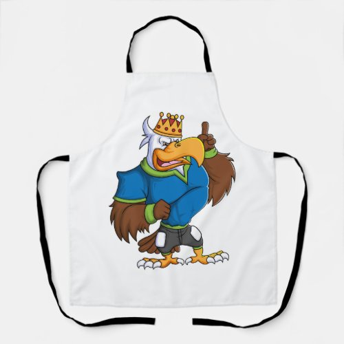 the eagle mascot of american football complete  apron