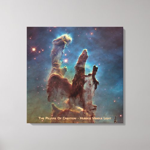 The Eagle Nebula aka The Pillars Of Creation Canvas Print