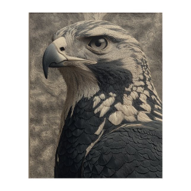The Eagle Poster Acrylic Print (Front)
