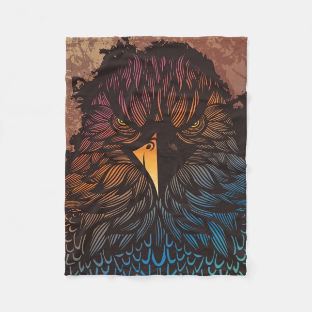 The Eagle Sees Its Prey Fleece Blanket (Front)