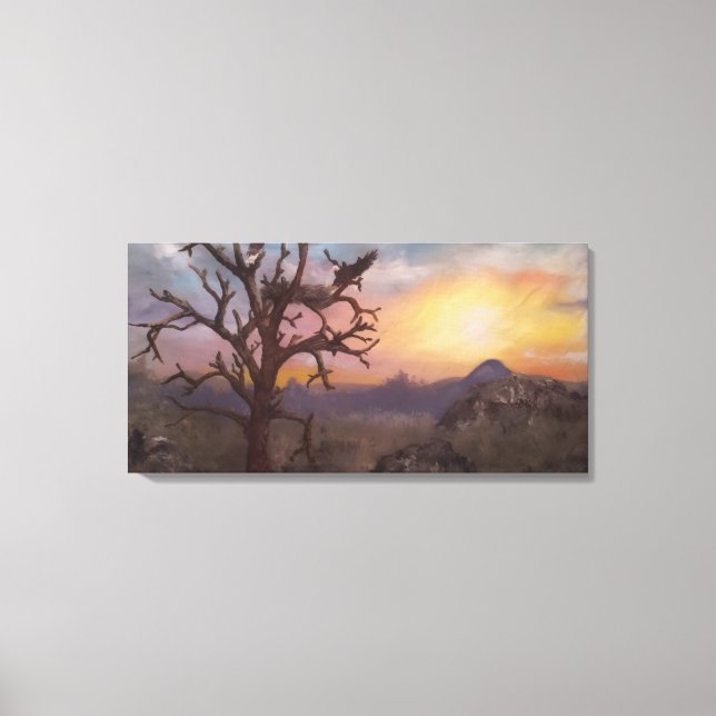 The Eagles Nest Canvas Print (Front)