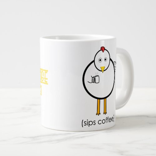 The Early Bird Club Jumbo Coffee Mug