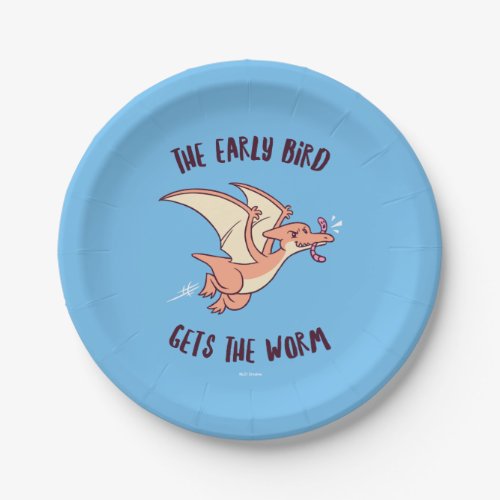 The Early Bird Gets The Worm Paper Plates