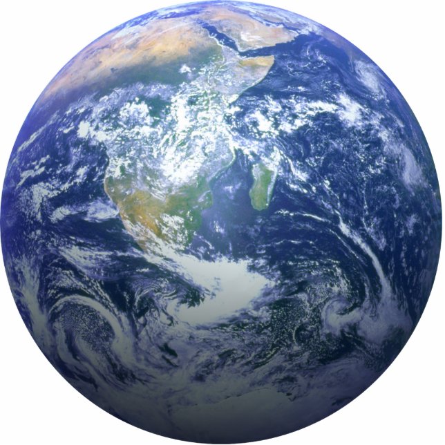 The Earth - 3D Effect Statuette (Front)