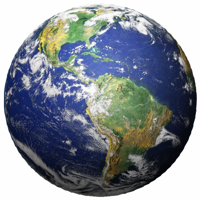 The Earth - 3D Statuette (Front)