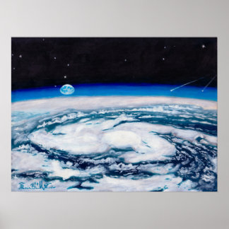 The Earth From a Spinning Height: Poster