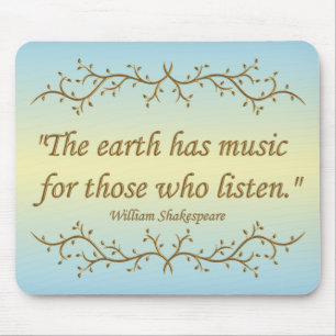 The Earth Has Music Mousepad