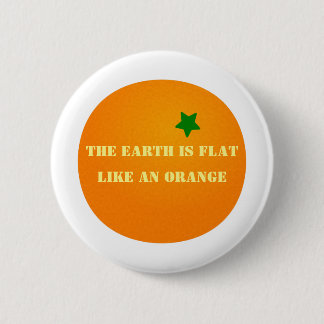 The Earth is flat Button