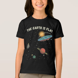 The Earth Is Flat Humorous Theory  Tri-Blend Shirt