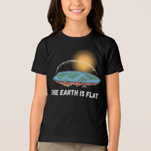 The Earth Is Flat Humorous Theory  Tri-Blend Shirt