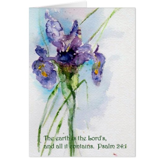 The earth is the Lord's Psalm 24:1 (Front)