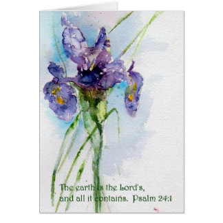 The earth is the Lord's   Psalm 24:1 Cards