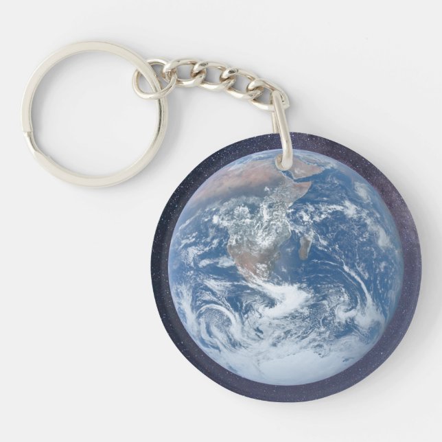 The earth & its moon keychain (Front)
