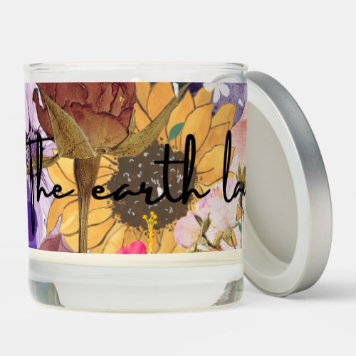 The Earth Laughs in Flowers Candle