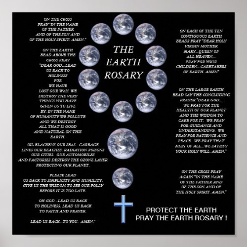 THE EARTH ROSARY POSTER