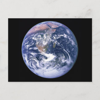 The Earth seen from Apollo 17 aka The Blue Marble Postcard