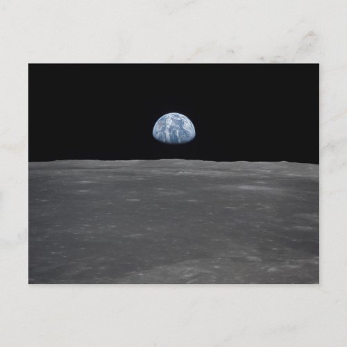 The Earth seen from the Moon Postcard