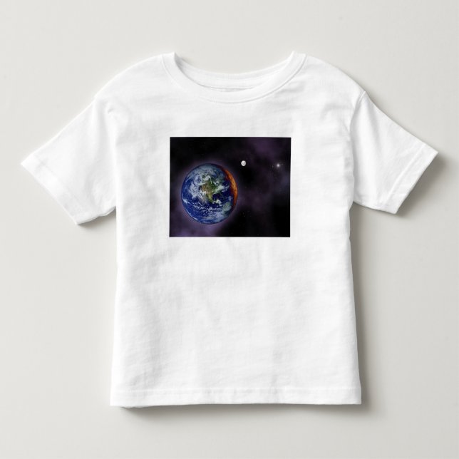 The Earth shown at the outer edges Toddler T-shirt (Front)