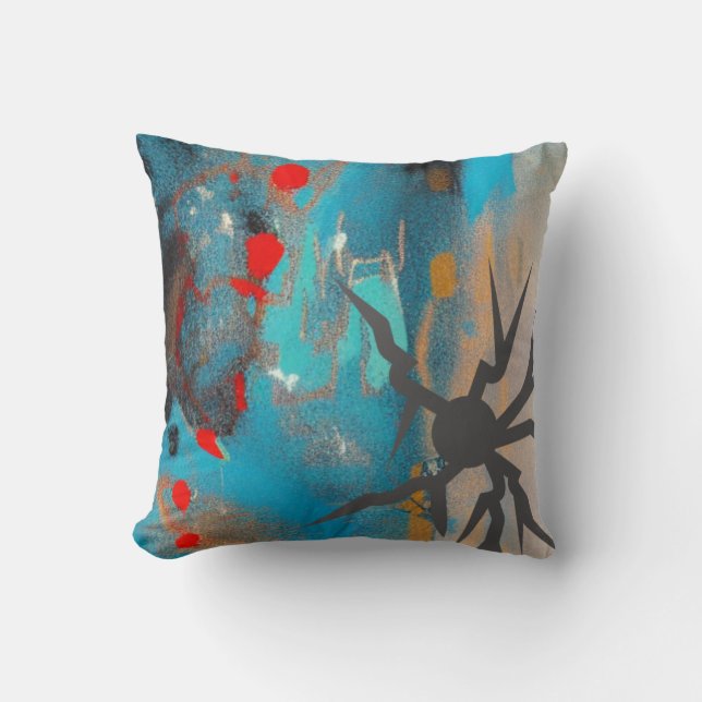 The Earthquake Throw Pillow (Front)