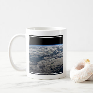 The Earth's Limb Above A Cloudy Western Australia. Coffee Mug