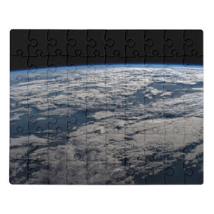 The Earth's Limb Above A Cloudy Western Australia. Jigsaw Puzzle