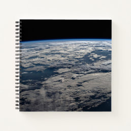The Earth&#39;s Limb Above A Cloudy Western Australia. Notebook