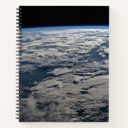 The Earth&#39;s Limb Above A Cloudy Western Australia. Notebook
