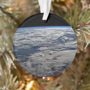 The Earth's Limb Above A Cloudy Western Australia. Ornament