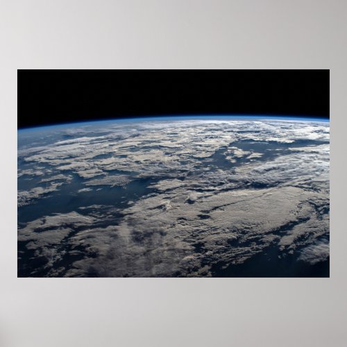 The Earths Limb Above A Cloudy Western Australia Poster