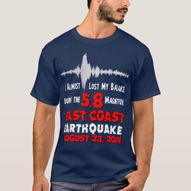 The East Coast Earthquake T-Shirt (Front)