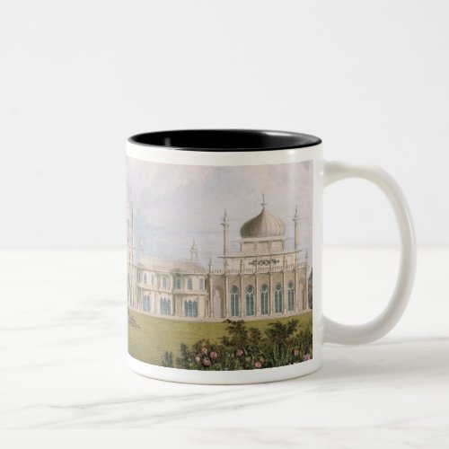 The East Front from Views of the Royal Pavilion Two_Tone Coffee Mug