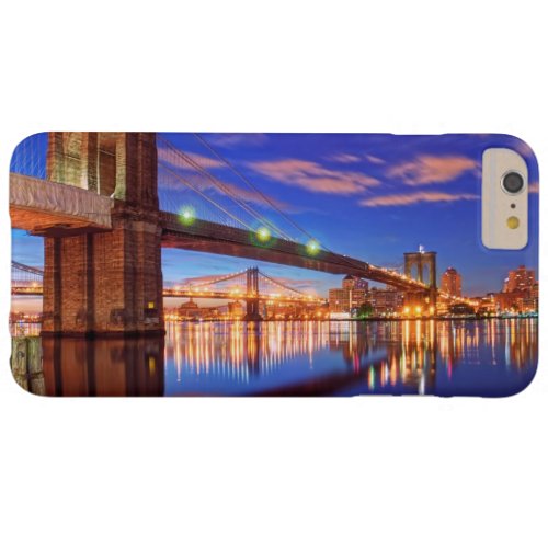 The East River Brooklyn Bridge Manhattan Barely There iPhone 6 Plus Case