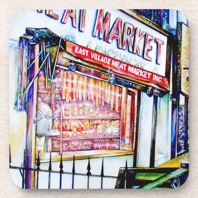 The East Village's Garden of Wisdom Beverage Coaster (Front)