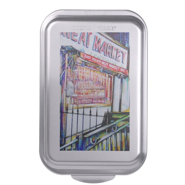 The East Village's Garden of Wisdom Cake Pan (Front Vertical)