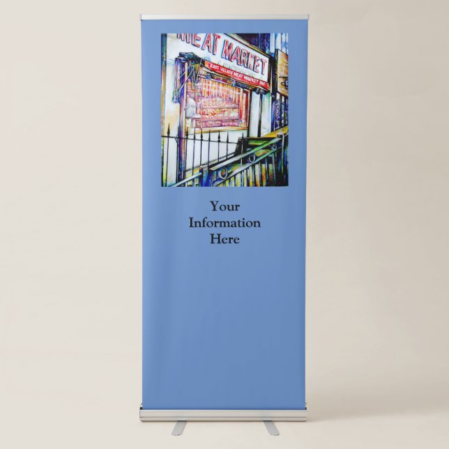 The East Village's Garden of Wisdom Retractable Banner (Front)