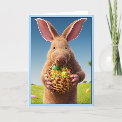 The Easter Aardvark Easter Card